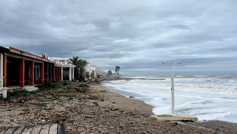 Aprobadas las obras de emergencia para reparar los daños del temporal “Harry” en el litoral de Nules