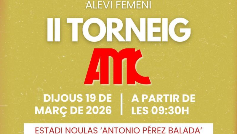 Nules acogerá el II Torneo AMC de Fútbol Alevín Femenino el próximo 19 de marzo