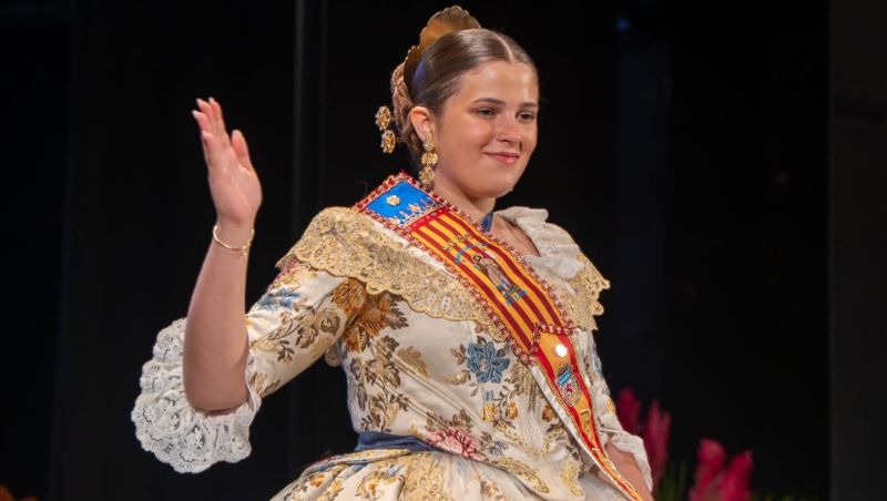 Soledad Casino Busto ya es la Regina del Foc 2026 en el 75 aniversario de las fiestas del Raval de Sant Joan