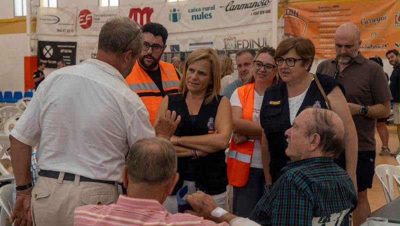 Nules reafirma su espíritu acogedor y solidario con las personas afectadas por el incendio de la Sierra de Espadán