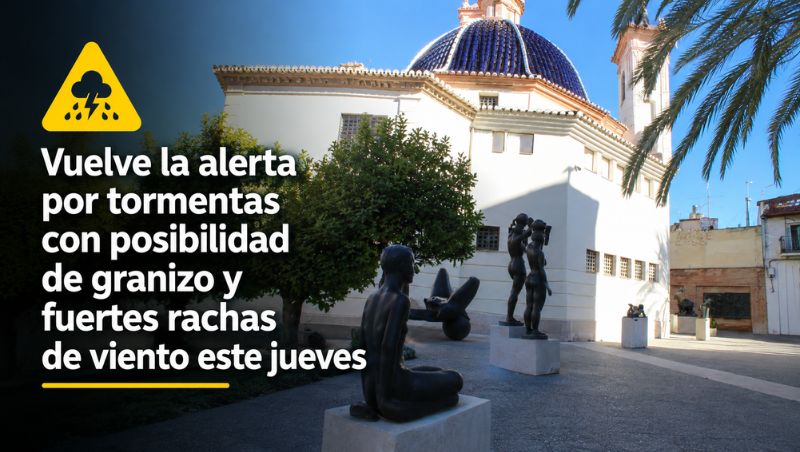 Vuelve la alerta amarilla por tormentas con posibilidad de granizo y fuertes rachas de viento este jueves